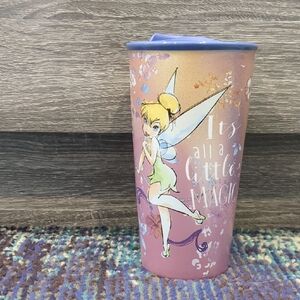 Tinker Bell Pink Magic Ceramic Travel Coffee Mug